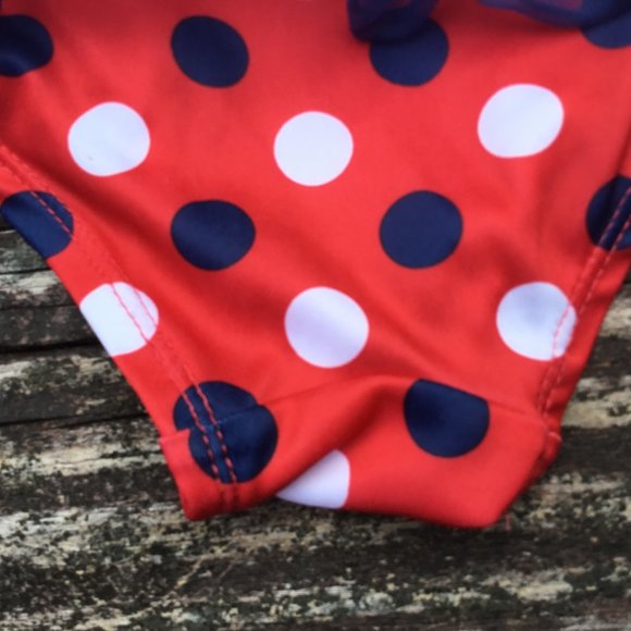 Disney Minnie Mouse Girls One Piece Bathing Suit Size 2T - Picture 5 of 7